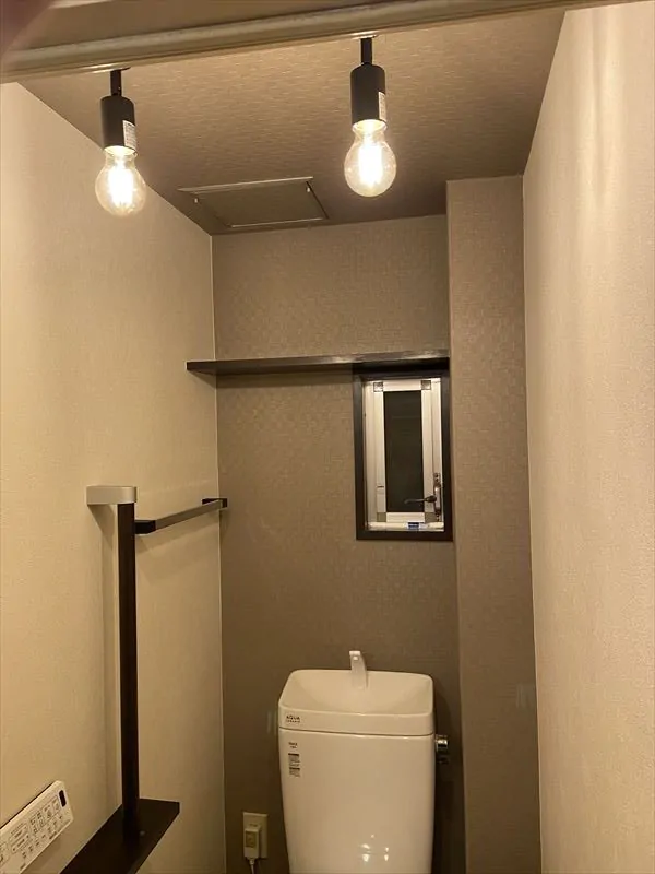 トイレの照明を変えてイメージチェンジ