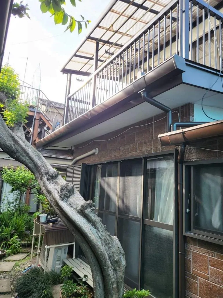 埼玉県入間市外壁塗装屋根塗装リフォーム既存の外壁を生かしたサイディング塗装工事雨樋交換