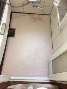 浴室用床シートのリフォーム