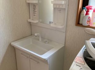 埼玉県入間市リフォーム会社｜格安洗面台交換TOTOＶシリーズキッチン水栓交換