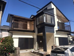 改修工事の外観