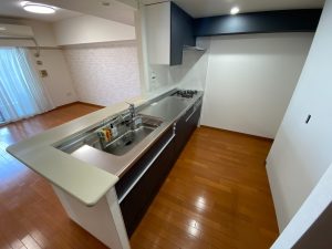 マンション対面キッチンリフォーム