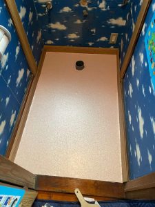 トイレ床張り替え後