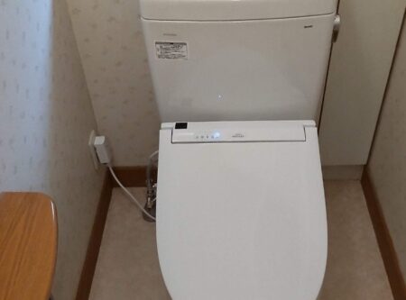 埼玉県入間市トイレリフォーム｜TOTOピュアレストQR工事費込の価格のAfter