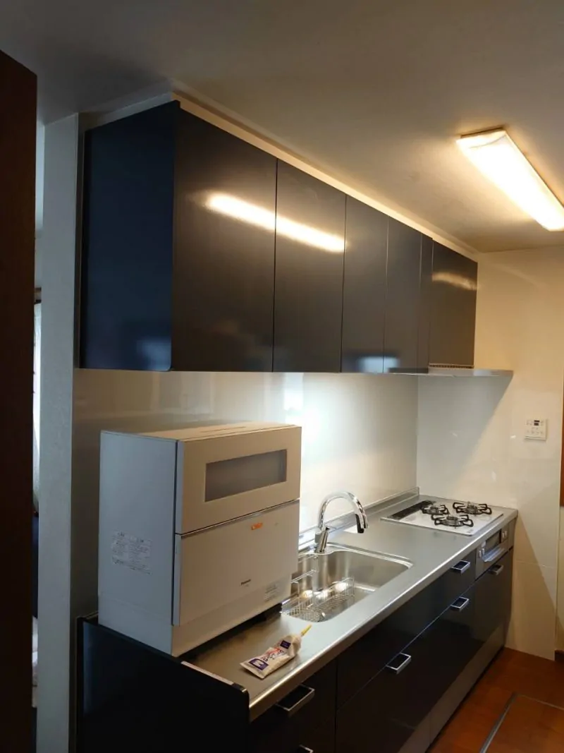 食洗器を設置した壁付けキッチン