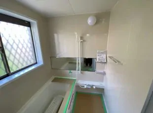 東京都あきる野市浴室リフォーム｜高級感のあるベージュスタイルお風呂に
