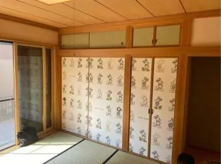 埼玉県川越市内装リフォーム｜和室の砂壁に壁紙を貼れるように工事
